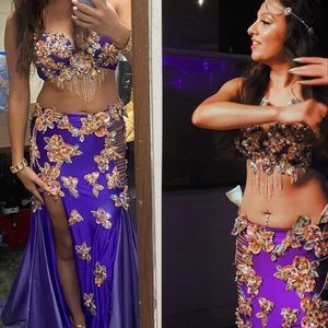 Purple Bellydance Costume from Egypt